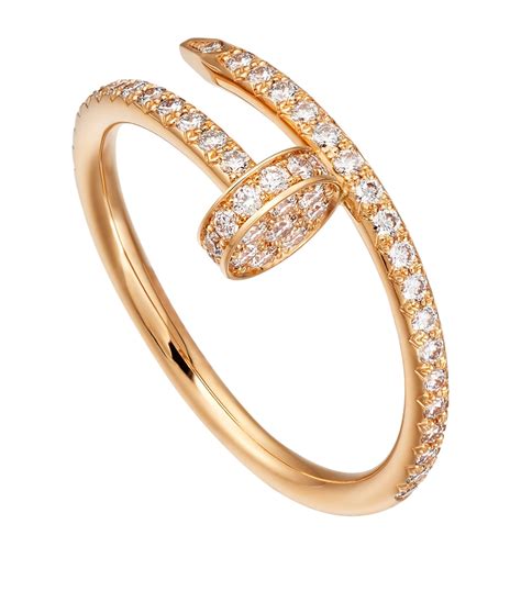 cartier juste un clou ring rose gold|just un clou ring cost.